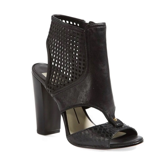 Dolce Vita “Nona” Perforated Leather Heels - Picture 2 of 10